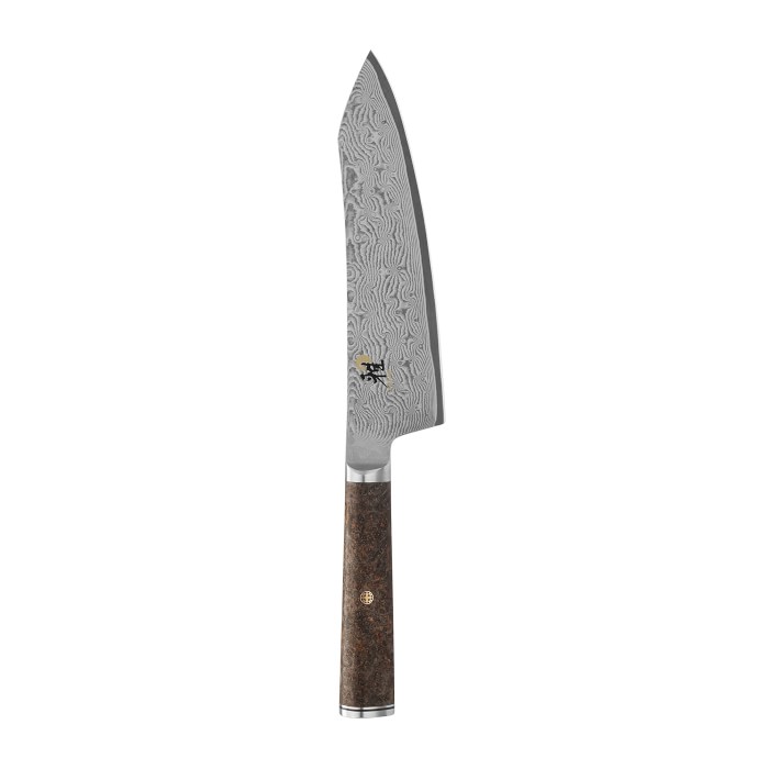 Miyabi Black Rocking Santoku Knife, 7"