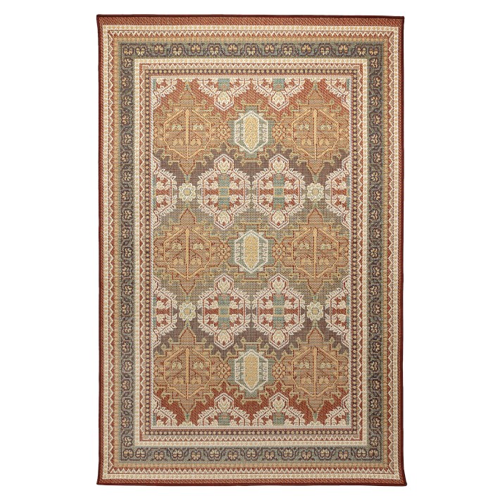 Izmir Rust Indoor\u002FOutdoor Rug