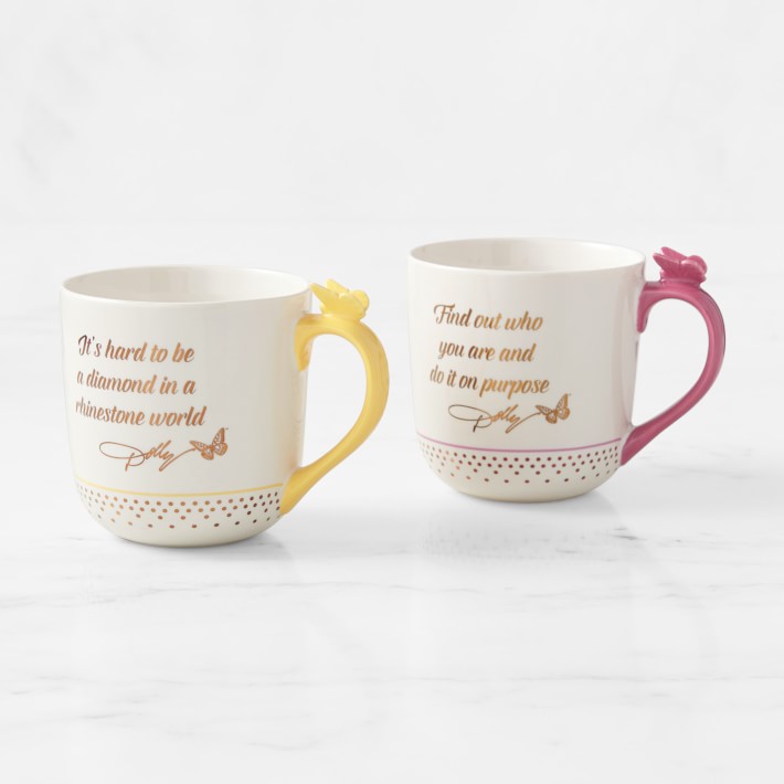 Dolly Parton Mugs, Set of 2