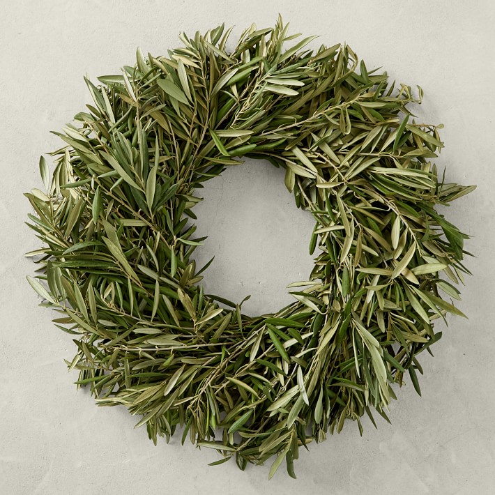 Olive Live Wreath