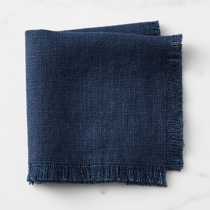 Fringed Cocktail Napkins, Set of 4