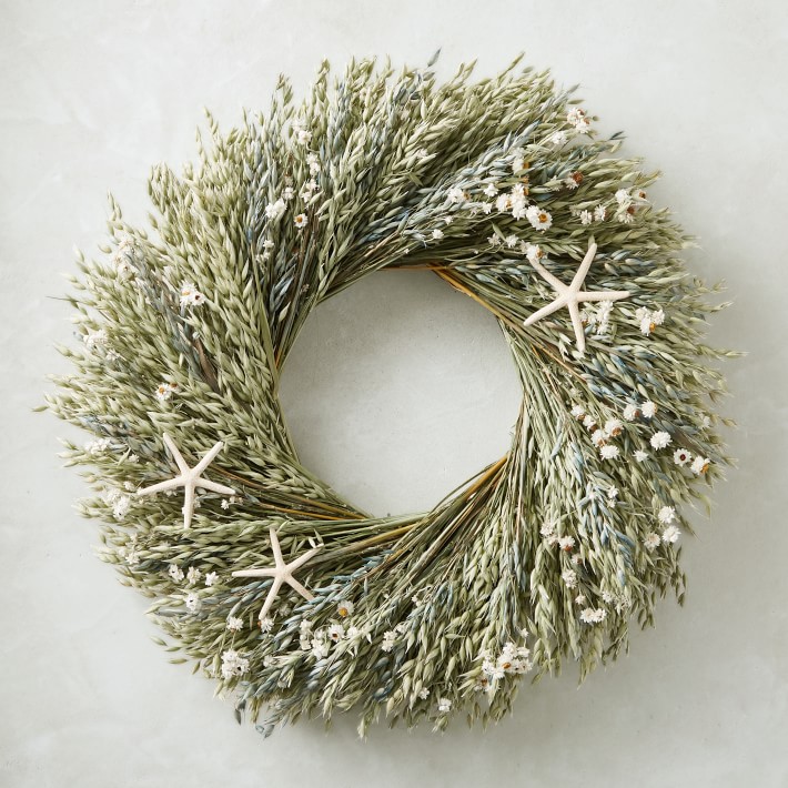 Summer Starfish Live Wreath