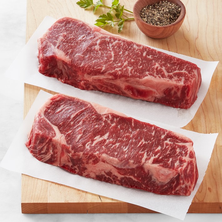 KC Cattle Company Strip Steaks, 16 oz, Set of 2