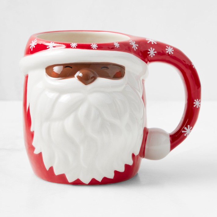 Figural Santa Mug
