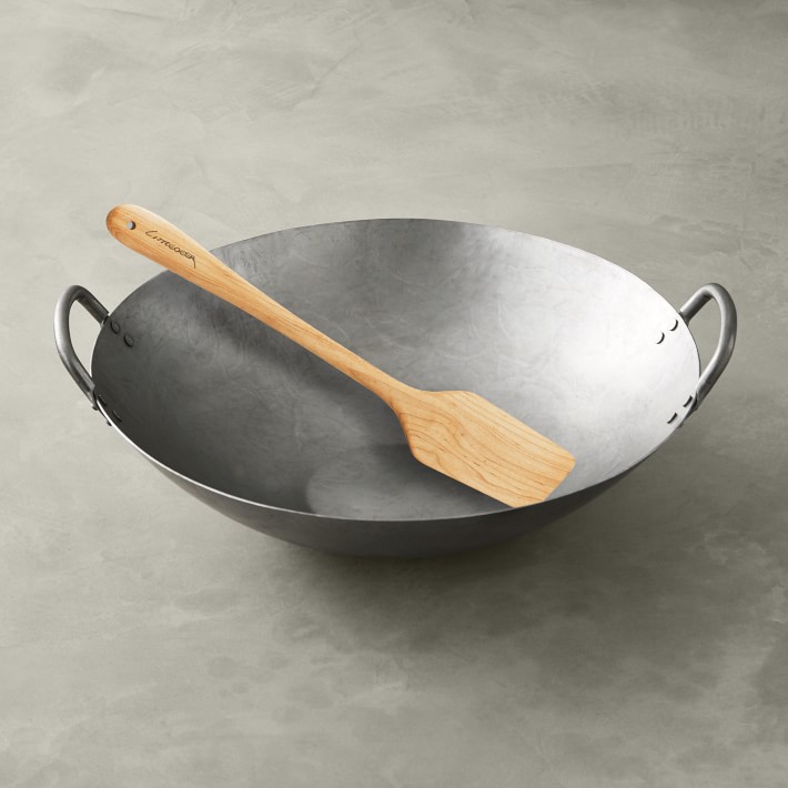 Carbon Steel Flat-Bottom Wok
