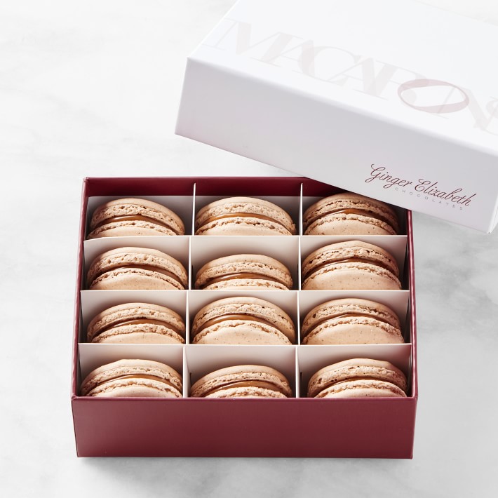 Ginger Elizabeth Vietnamese Coffee Macarons, Set of 12
