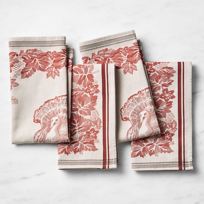 Fall Jacquard Napkins, Set of 4