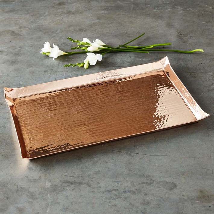 Copper Hammered Tray