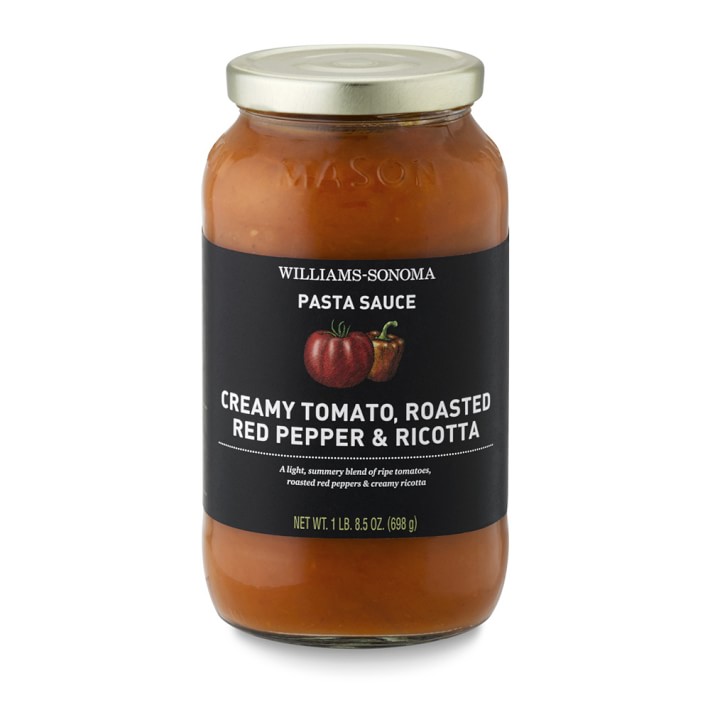 Creamy Tomato Roasted Pepper and Ricotta Pasta Sauce