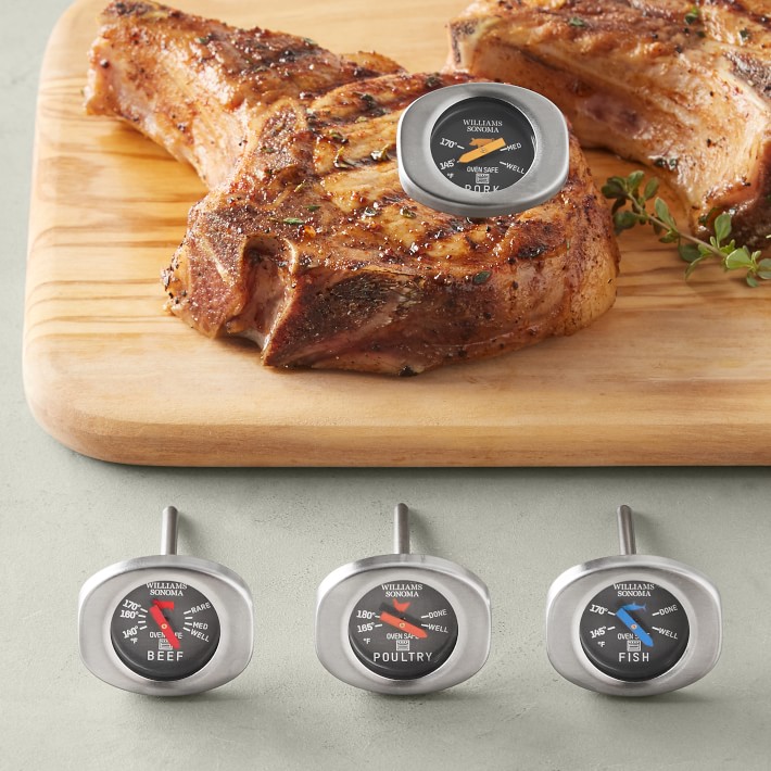 Outdoor Button Thermometer, Set of 4