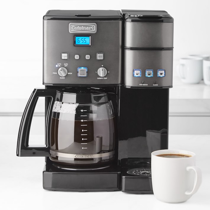 Cuisinart Coffee 12-Cup Center and Single-Serve Brewer with Glass Carafe