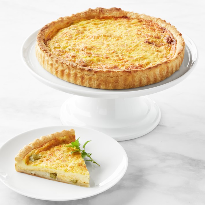 PieconicNY Asparagus, Cheddar & Onion Quiche, 9"