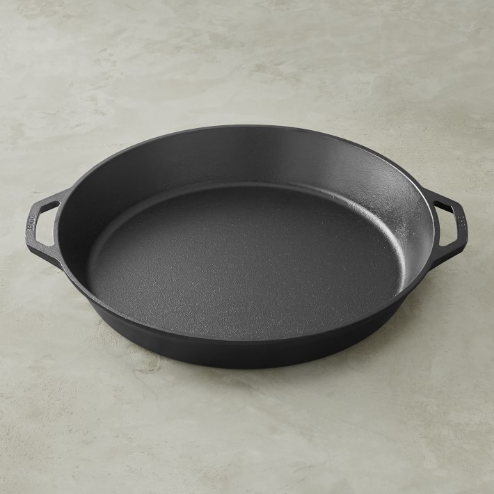 Lodge Seasoned Cast Iron Double Handled Skillet