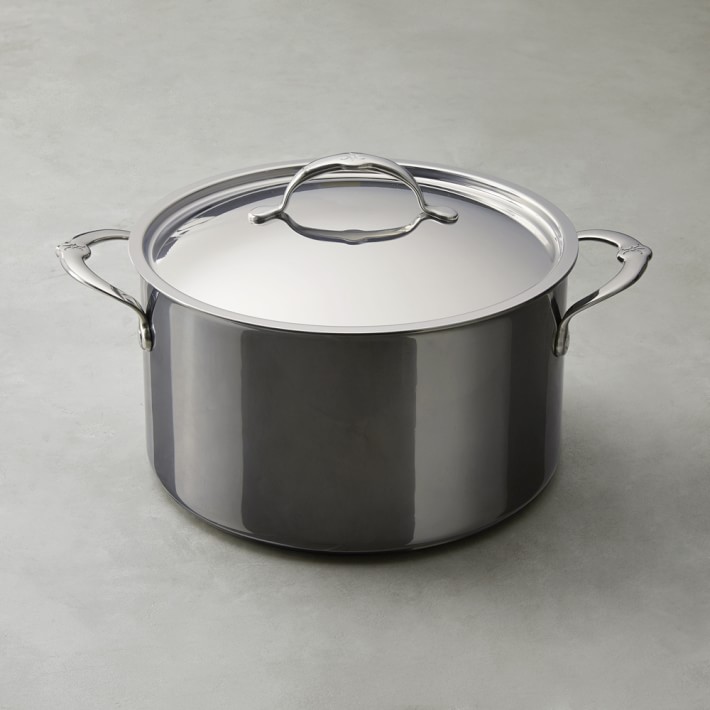 Hestan NanoBond Stainless-Steel Stock Pot, 8-Qt.