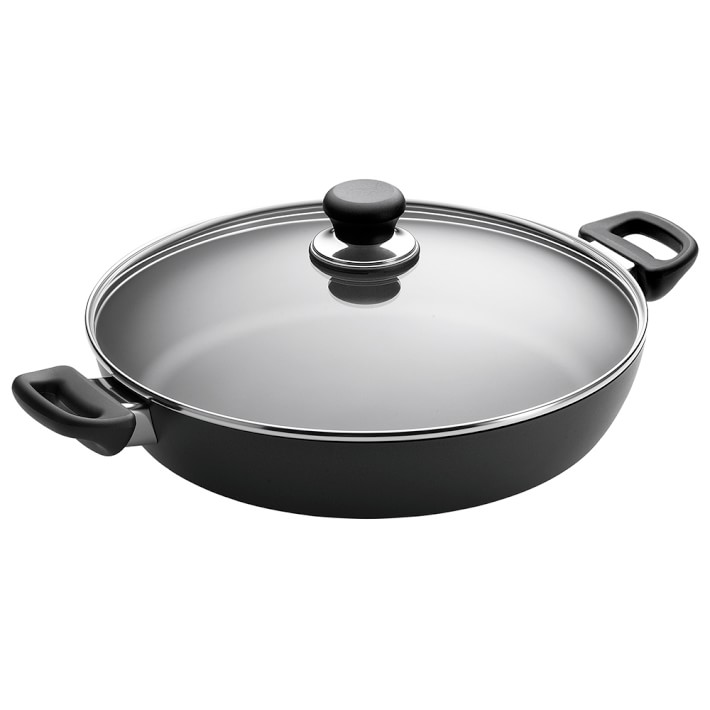SCANPAN Classic Nonstick Chef's Pan with Lid, 4 1\u002F4-Qt.
