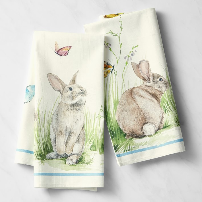 Floral Meadow Towels, Set of 2