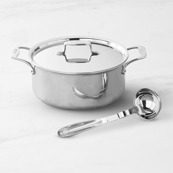 All-Clad d5 Stainless-Steel Ultimate Soup Pot with Ladle