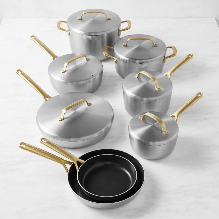 GreenPan GP5 Stainless-Steel Ceramic Nonstick 14-Piece Cookware Set