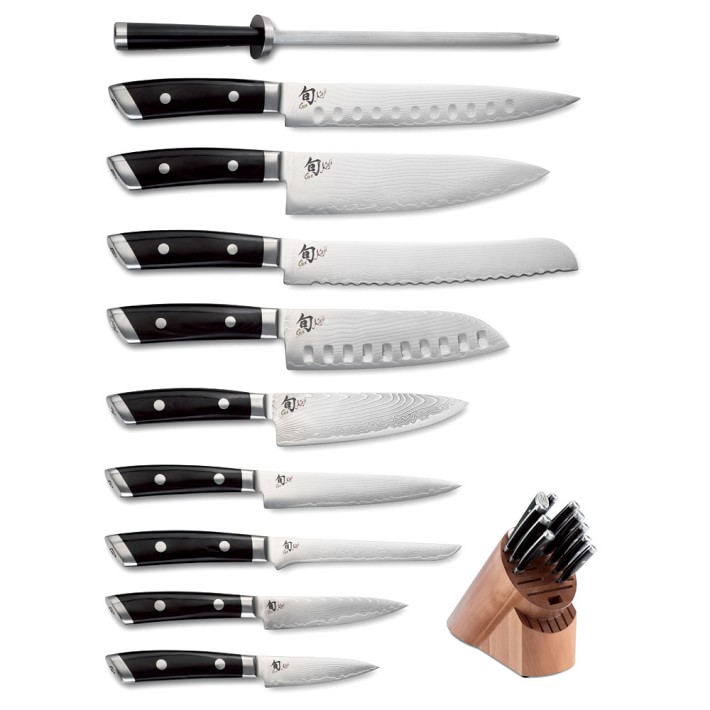 Shun Kaji Knife Block, Set of 11