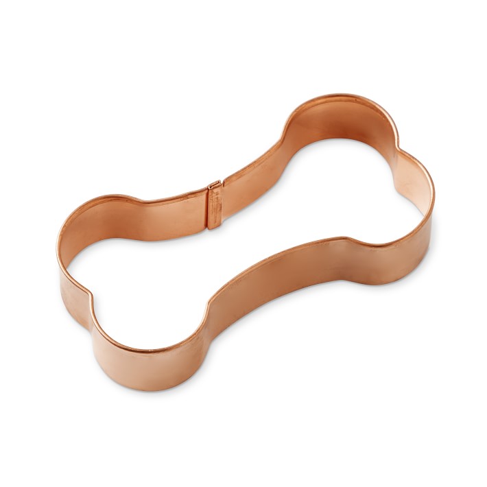 Copper Dog Bone Cookie Cutter