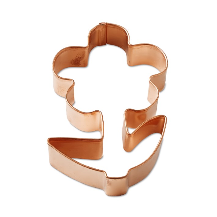 Copper Flower with Stem Cookie Cutter