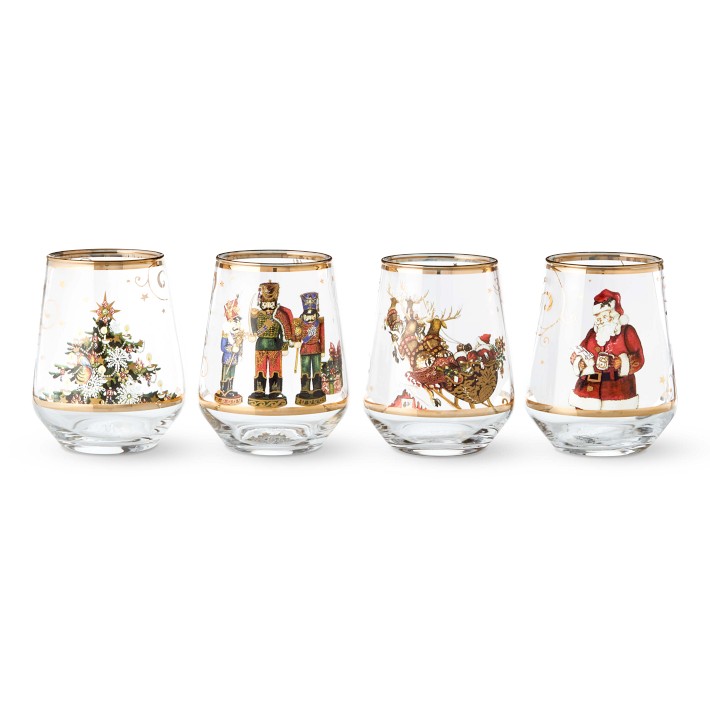 Twas the Night Before Christmas Glassware Collection
