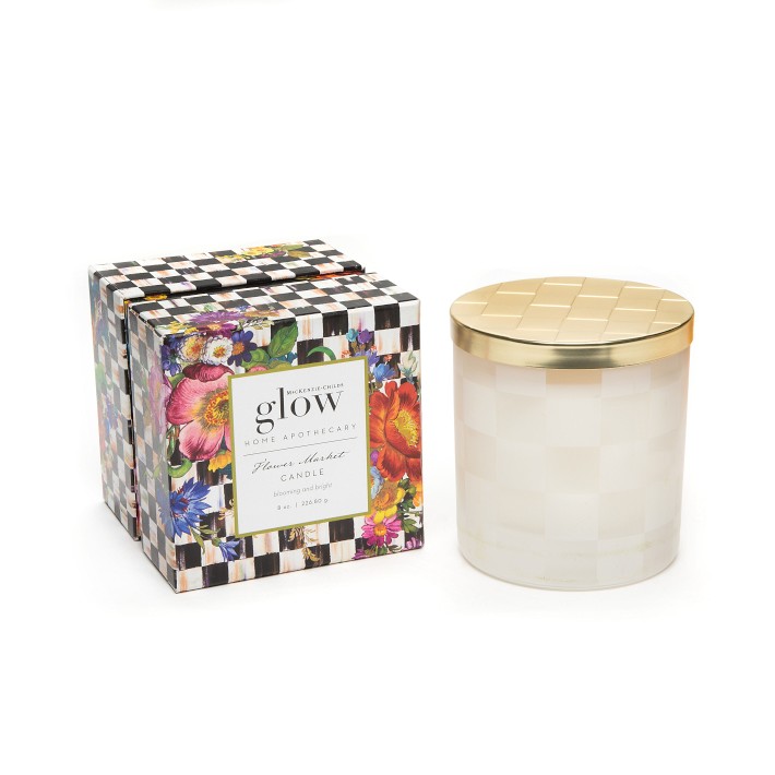 Mackenzie Childs Flower Market Candle, 8 oz.