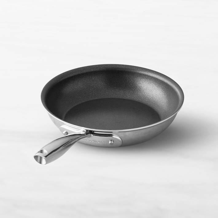 Thermo-Clad Stainless-Steel Nonstick Fry Pan