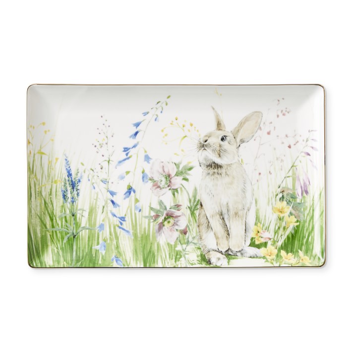 Floral Meadow Rectangular Platter