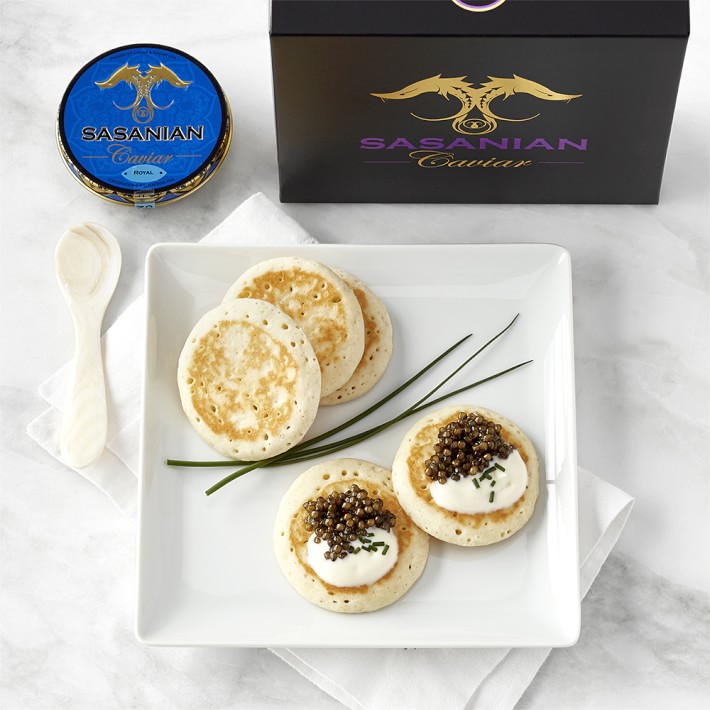Sasanian Royal Osetra Caviar with Spoon, 1.76-Oz.