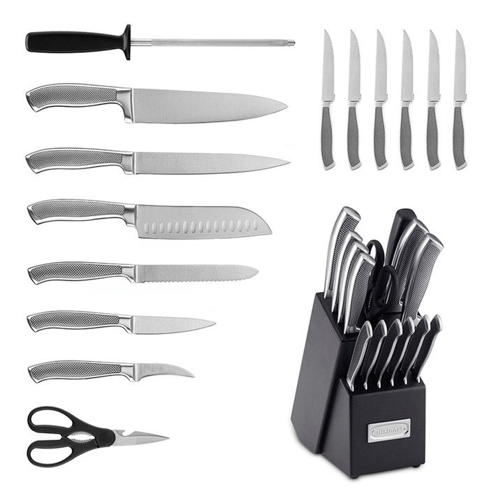 Cuisinart Classic Graphix Knife Block, Set of 15