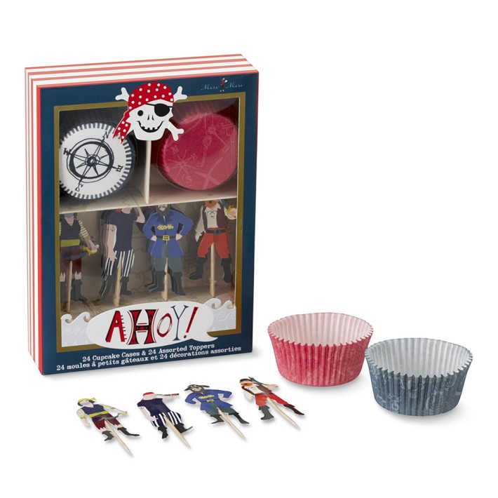 Meri Meri Pirate Cupcake Liners & Toppers Kit