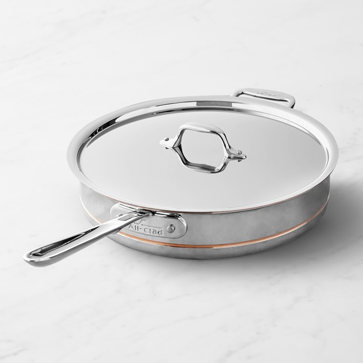 All-Clad Copper Core Deep Saute Pan, 5-Qt.