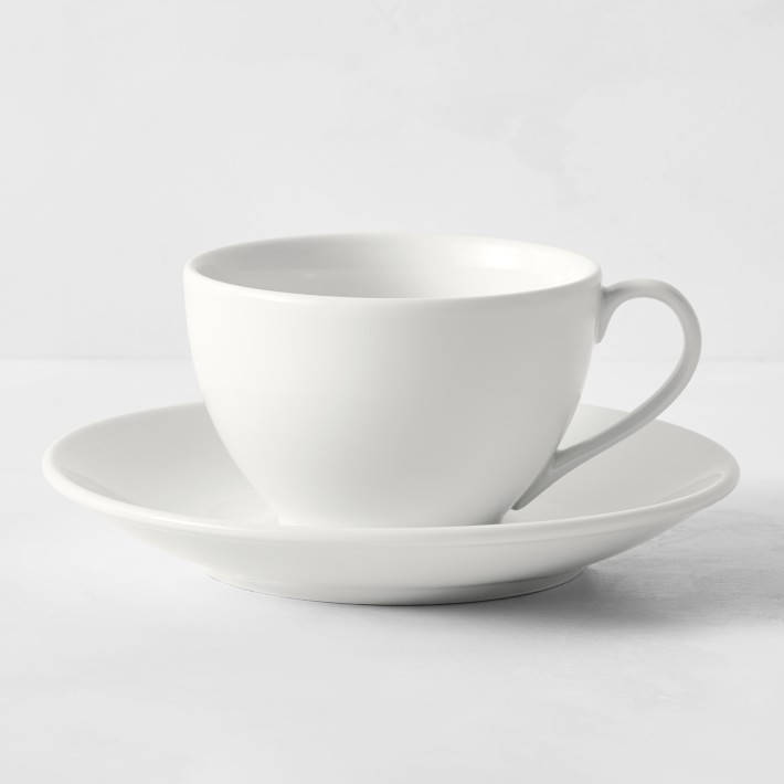 Apilco Tradition Porcelain Cups & Saucers