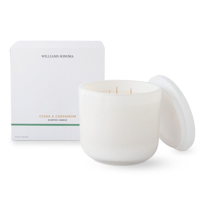 Home Fragrance Large Candle, Cedar & Cardamom