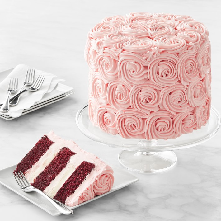 Four-Layer Red Velvet Cake, Serves 10-15