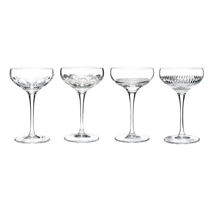 Waterford Mixology Mixed Coupe Glasses, Set of 4
