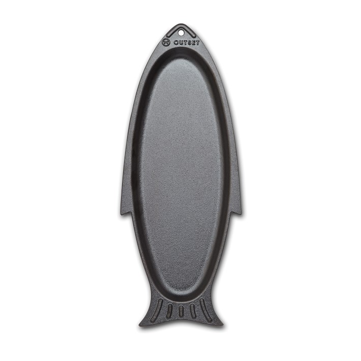 Cast Iron Fish Grill and Serving Pan