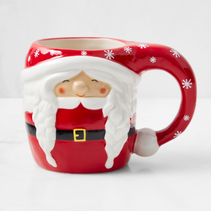 Figural Mrs. Claus Mug