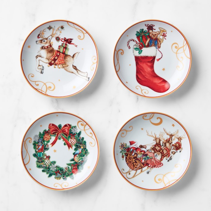 Twas the Night Before Christmas Dipping Bowls, Set of 4