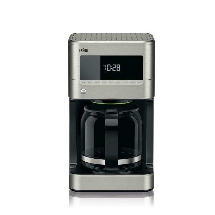 Braun BrewSense Drip Coffee Maker 12-Cup, Silver