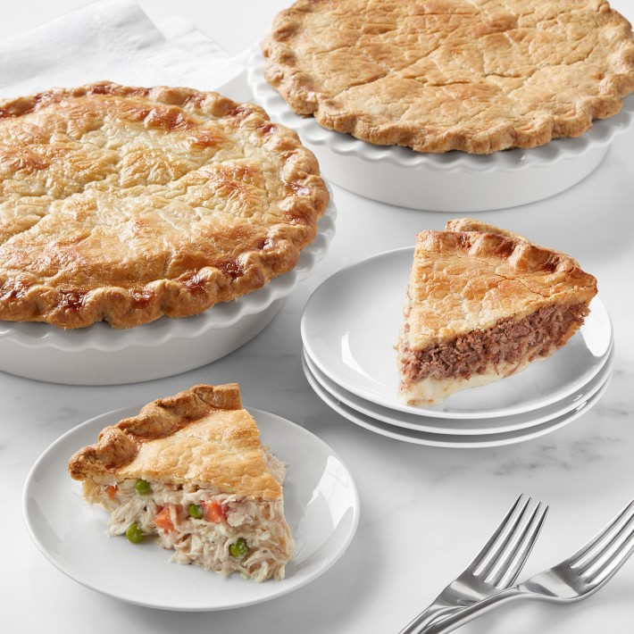 Chicken Pot Pie & Pot Roast Pie, Set of 2
