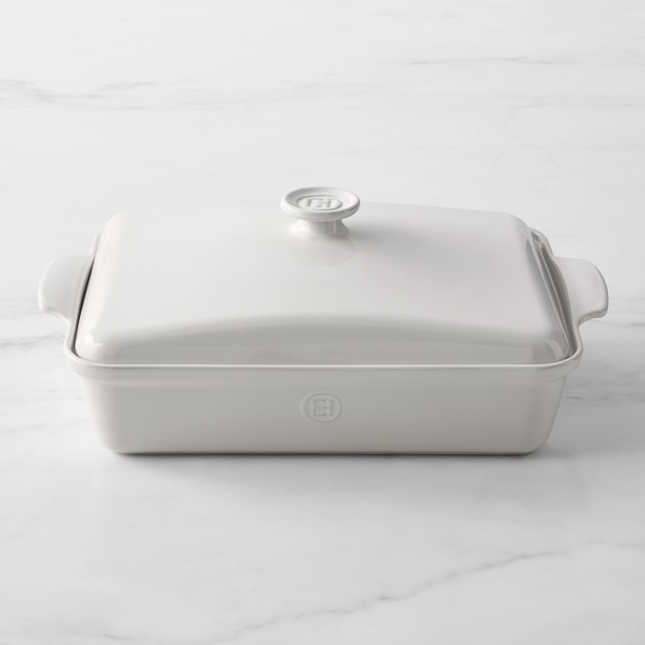 Emile Henry French Ceramic Rectangular Covered Baker