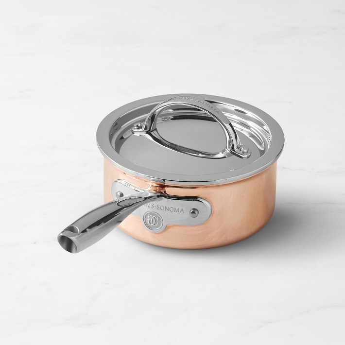 Thermo-Clad Copper Saucepan with Lid