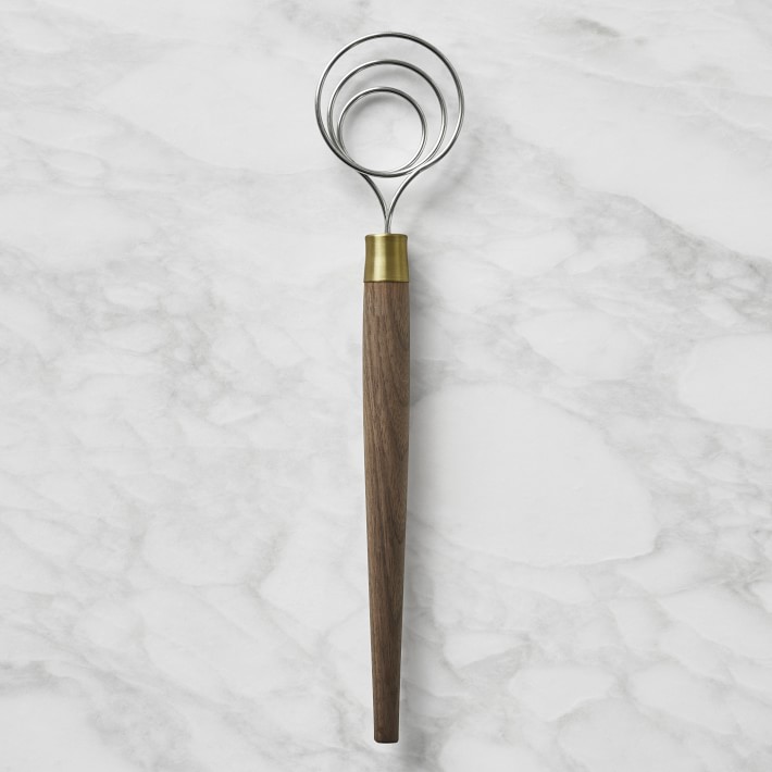 Black Walnut Handle Dough Whisk