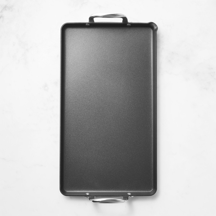 Thermo-Clad Hard Anodized Nonstick Double Burner Griddle