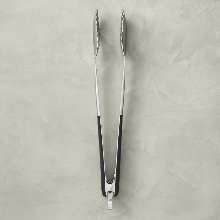 Black-Handled BBQ Tongs