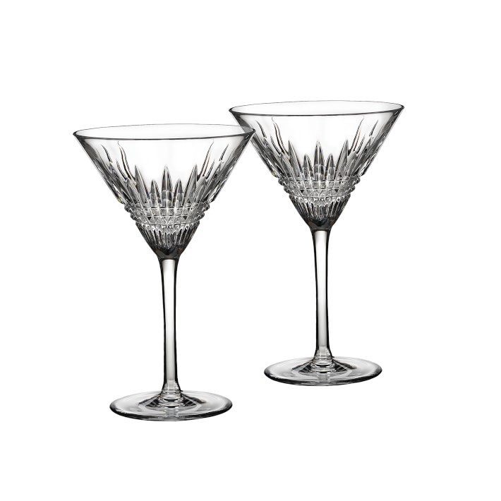 Waterford Lismore Diamond Martini Glasses, Set of 2