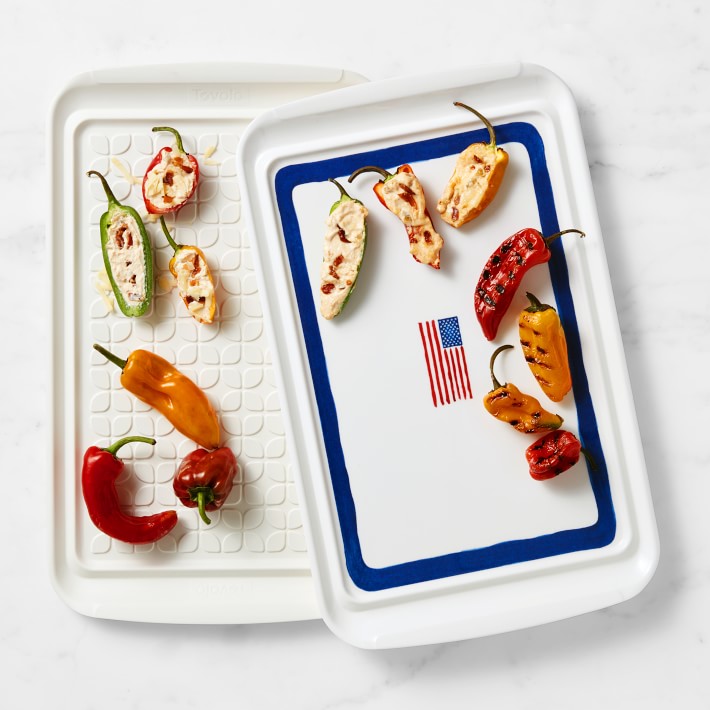 American Flag Prep Tray