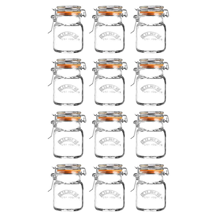 Kilner Spice Jar, 2.4oz, Set of 12